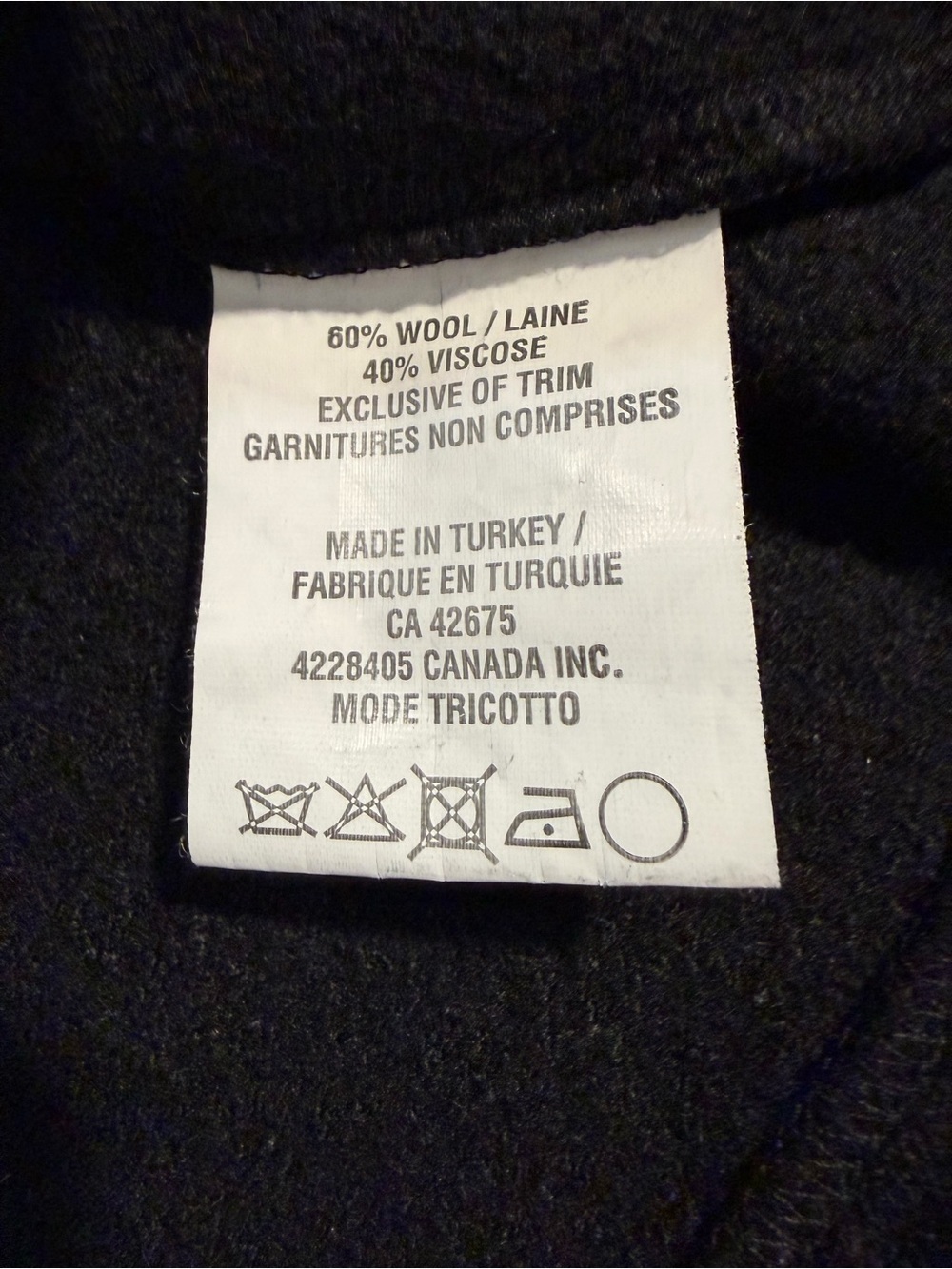 Jane and John Tricotto Black Ruffle-Collar Blazer with Patch Pockets Size XL - Picture 10 of 16